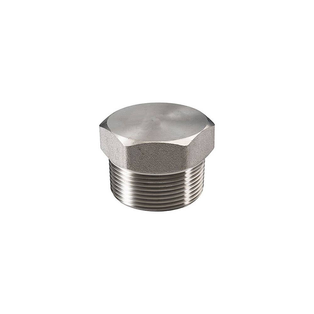 Hex Plug Stainless Steel High Pressure Male 3,000psi 1 NPT 25mmNB AAP Industries 3311018 PSTP25