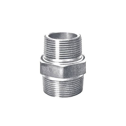 Hex Nipple Reducing Stainless Steel High Pressure 3,000psi 1 x 1/4 NPT 25 x 8mmNB 3312012