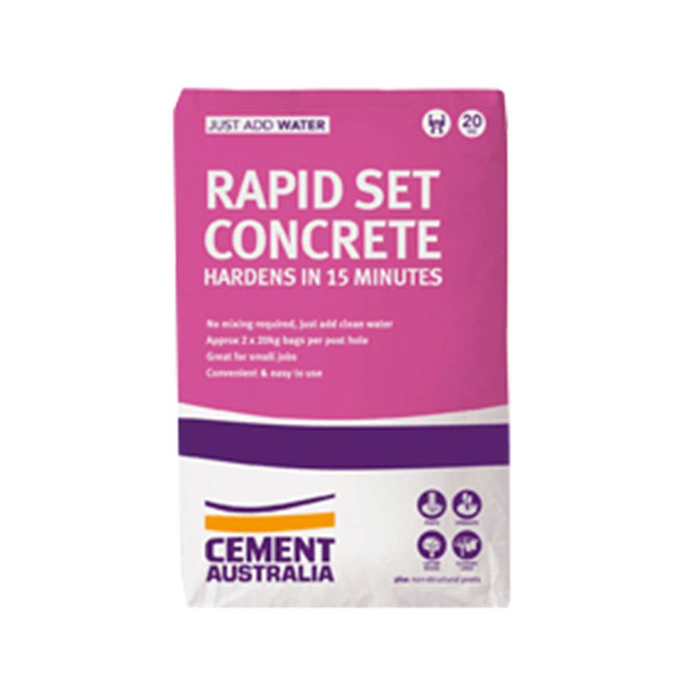 Cement Rapid Set Concrete 20kg Cement Australia 33150004 CA027-20KG