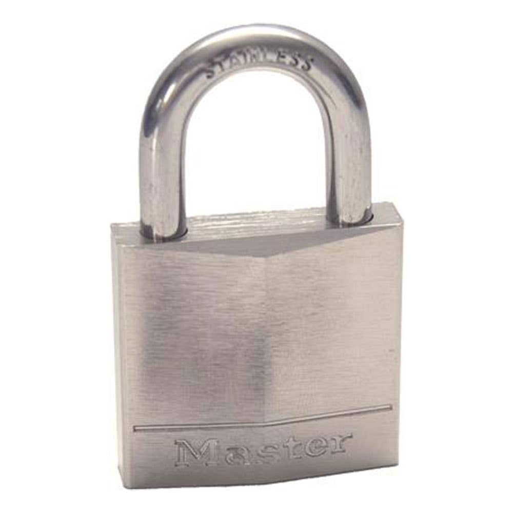 Nickel Plated Padlock  Stainless Shackle 40mm Keyed To Differ 640DAU 33210012 640DAU
