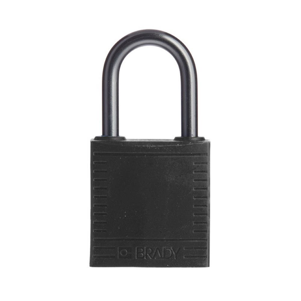 Padlock Black 20g Reinforced Nylon + Aluminium Shackle 33210076 872874