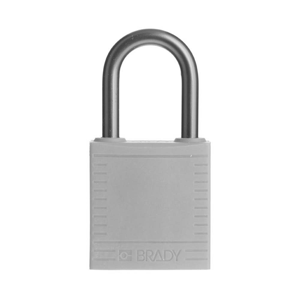 Padlock Grey Reinforced Nylon + Aluminium Shackle 33210079 872876