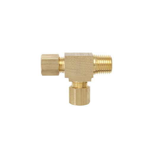 Run Tee Brass Compression Male No.13 1/2 x 3/8 BSPT 3325025 01013-0806