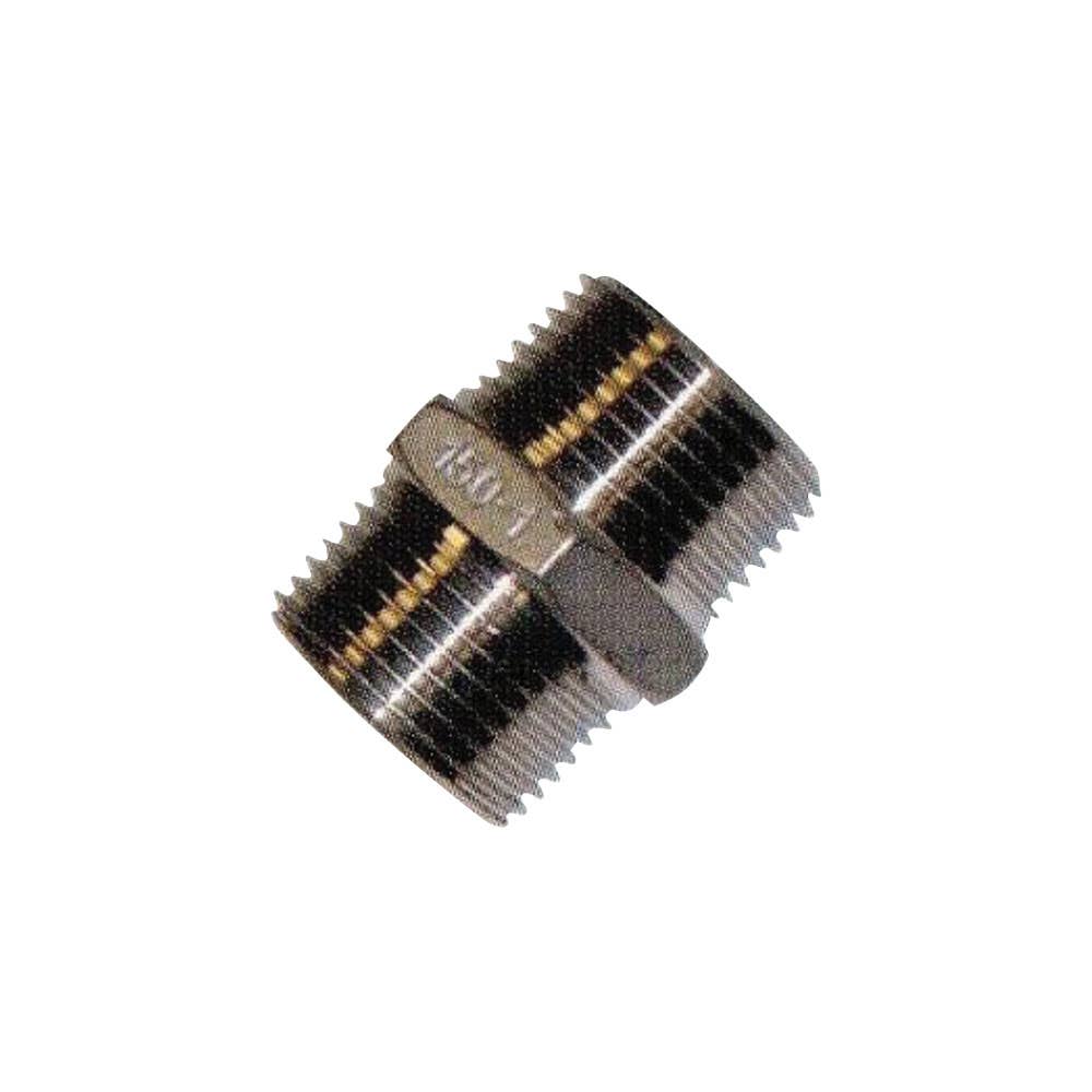 Hex Nipple Stainless Steel Low Pressure 1 BSPT 25mmNB AAP Industries 3334002 SSN25