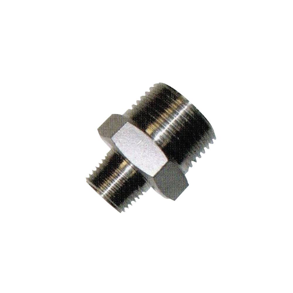 Hex Nipple Reducing Stainless Steel Low Pressure 1 x 1/2 BSPT 25 x 15mmNB 94450024 SSN2515