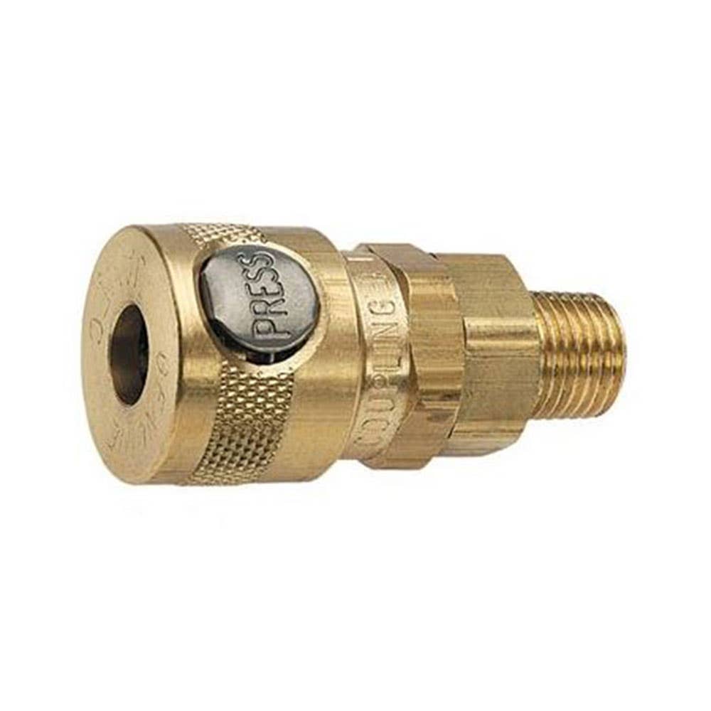 Air Hose Coupling Twin Button Male 320 Series Brass 1/2 BSPT 15mmNB 320M8 Primus 3336003 23.1015 NLA