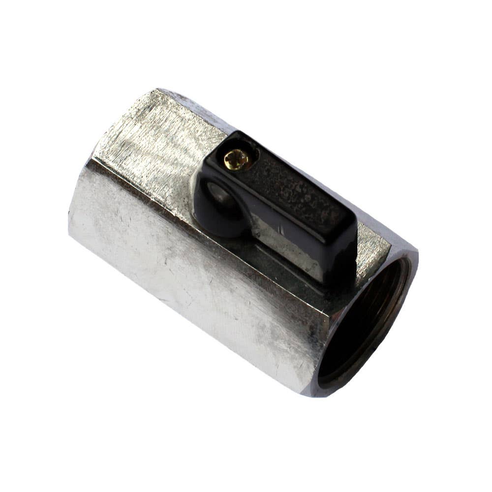 Mini Ball Valve Brass Female x Female 1/2 BSPT 363psi AAP Industries 3346025 VBBM15