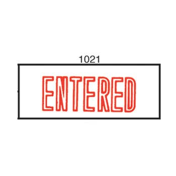 X-Stamper CX-BN 1021 Stamp Entered 42X13mm Red 38777024 5010210