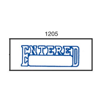 X-Stamper CX-BN 1205 Stamp Entered Date 42X13mm Blue 38774004 5012050