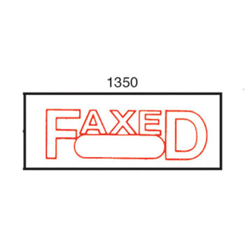 X-Stamper Cx-Bn 1350 Stamp Faxed Date 42X13Mm Red_38781024_5013500