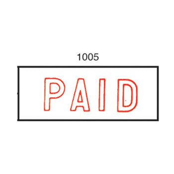 X-Stamper CX-BN 1005 Stamp Paid 42X13mm Red_38794024_5010052