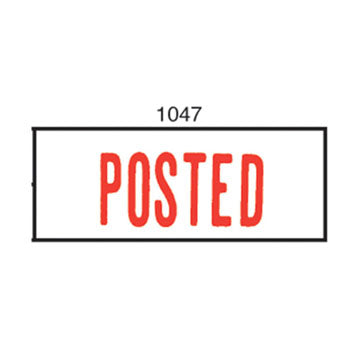 X-Stamper CX-BN 1047 Stamp Posted 42X13mm Red_38791024_5010472