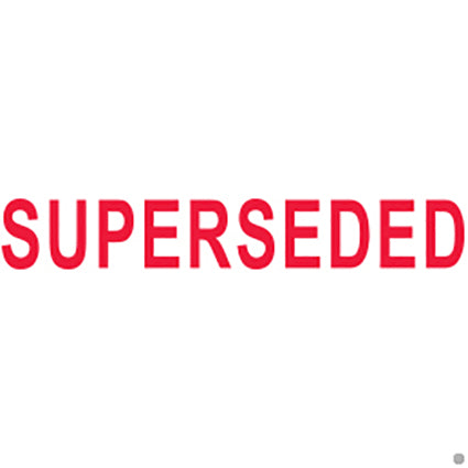 Shiny Stamp Pre-Inked S-en197-2 Superseded Red_335041403_9SEN197-2