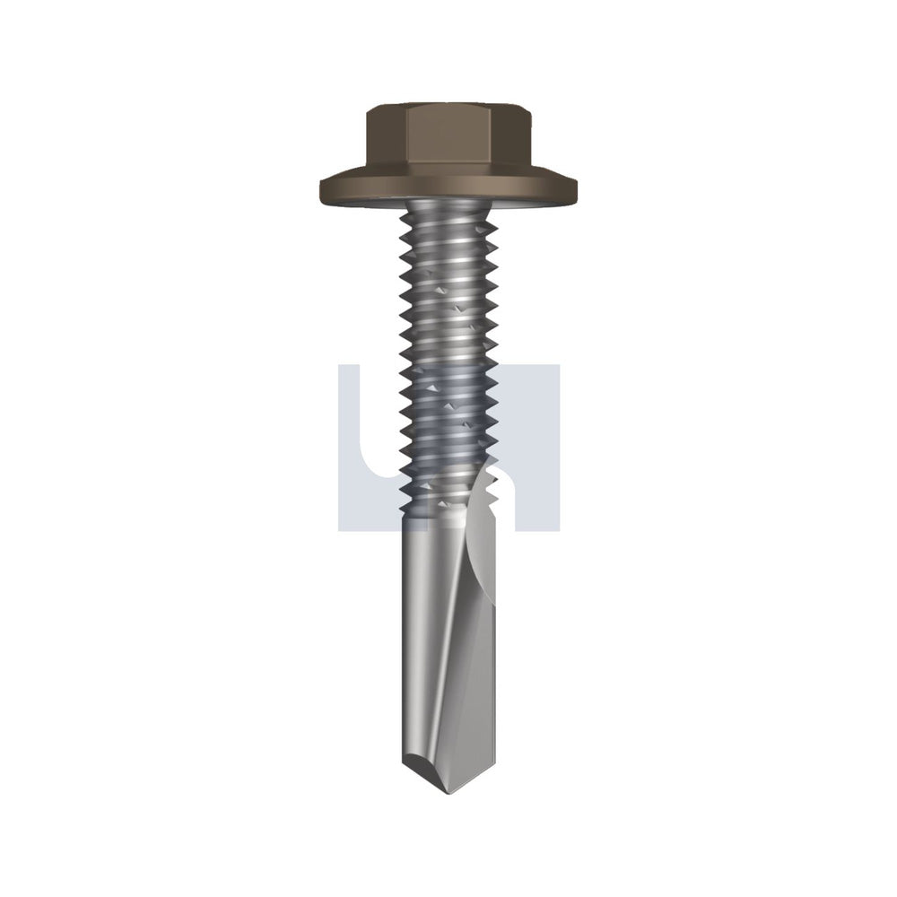 S500 Sds Flg Hex Hd Jasper (Sorrell) -Cl4 As3566 #12-24 32 - Pk 1000_40098368_TJA54FH1224032