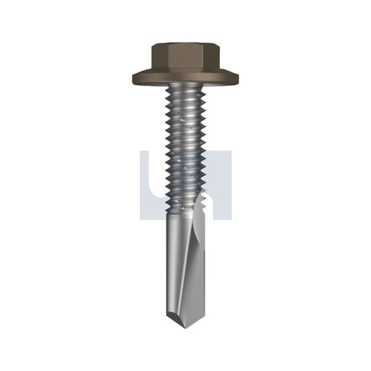 S500 Sds Flg Hex Hd Jasper (Sorrell) -Cl4 As3566 #12-24 32 - Pk 1000_40098368_TJA54FH1224032
