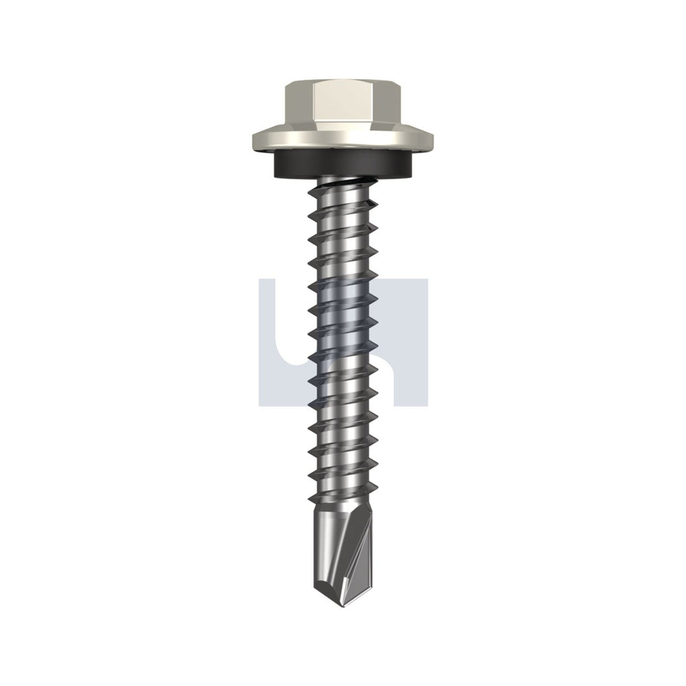 Metal Sds Hex Hd + Washer Surfmist (Titania) -Cl4 As3566 #12-14 35 - Pk 50_40096438_FSTSMM4SH1214035