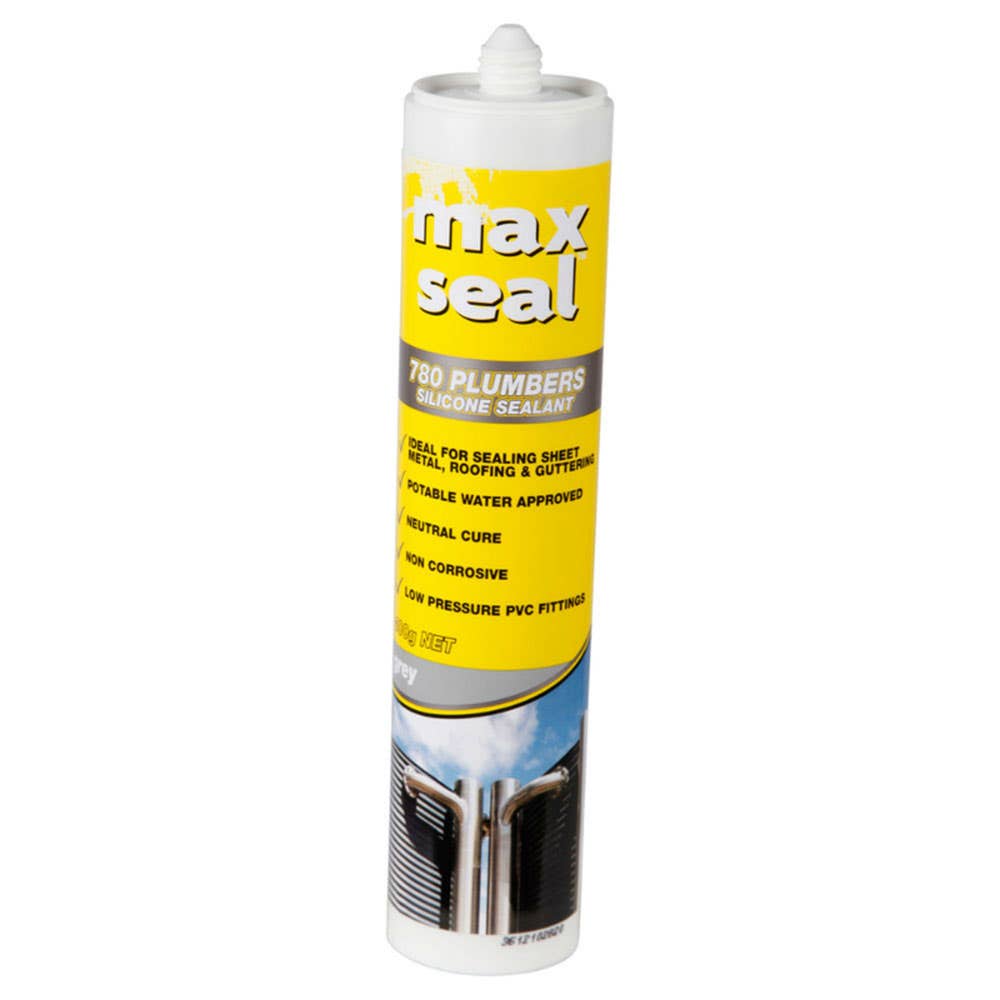 Sealant 780 Plumbers Silicone Grey 400g 33900014 15019123