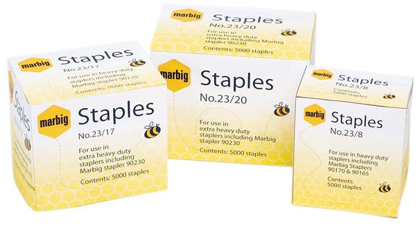 Marbig Staples 23/17 Heavy Duty Box 5000 38861400 90217