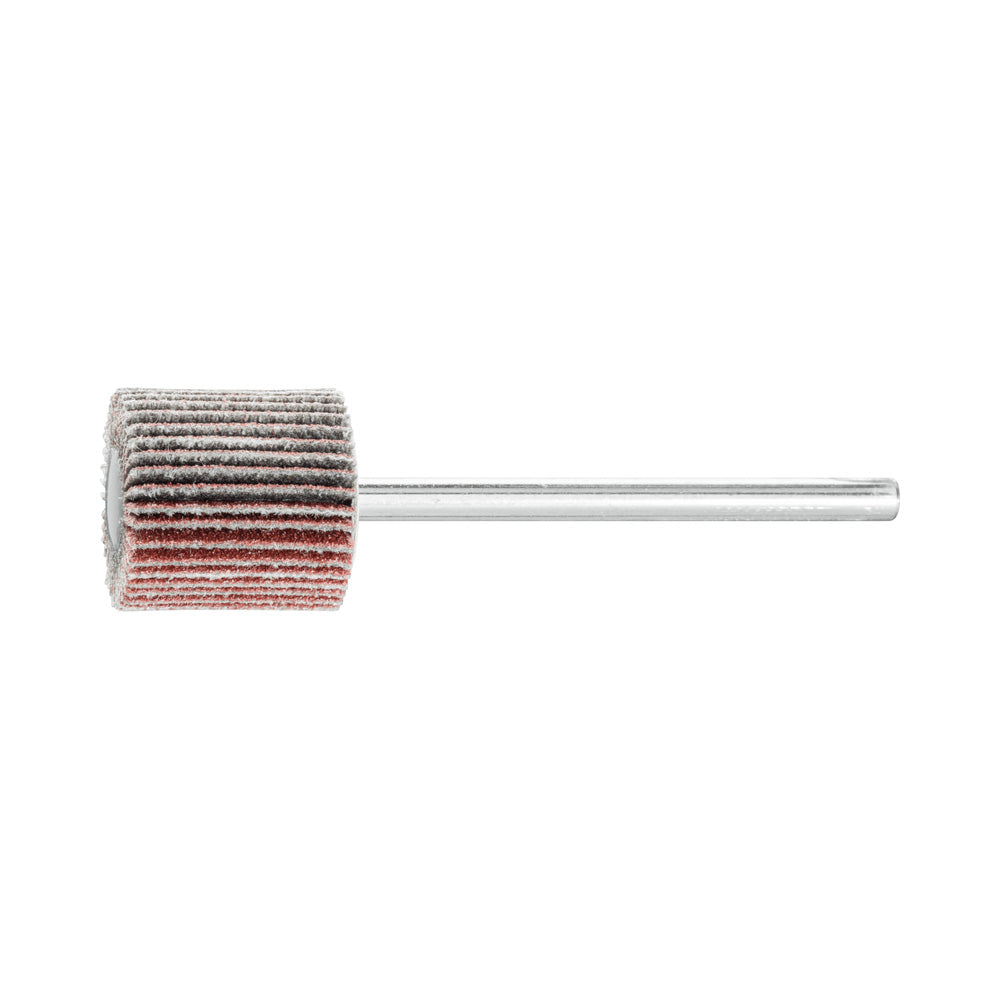 Alum oxide mounted flap wheel F 15x15 mm shank 3 mm A150 fine grind/finish_40108252_44400045