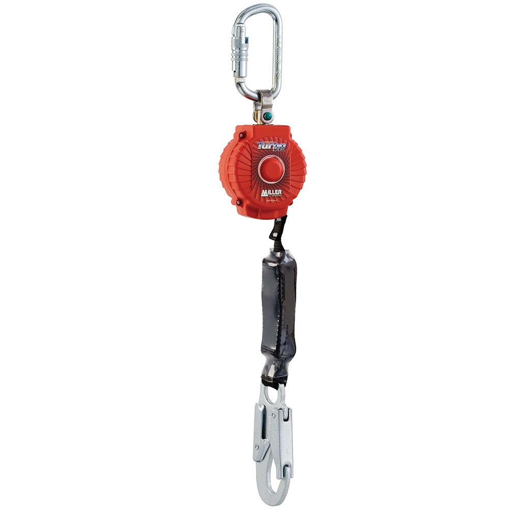 2m TurboLite Type 2 Fall Arrestor W/alum Twistlock Karabiner & Scaff Hook 283826 MFL-12/2M-AUS