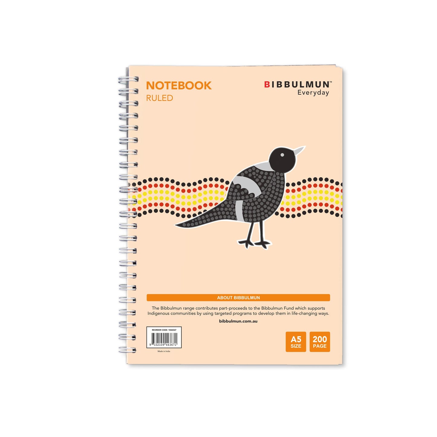 A5 Spiral Notebook Side Open 200 Pages 34184900 NPL-1044367