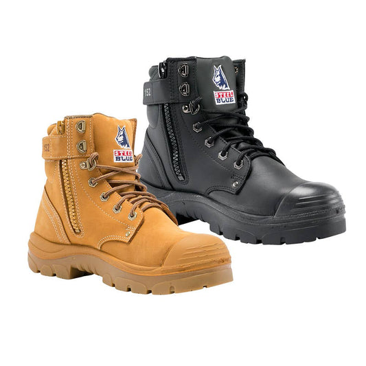 342152 Argyle&reg; Zip-Up Safety Boots with Nitrile Sole & Bump Cap Komatsu KOMSB342152