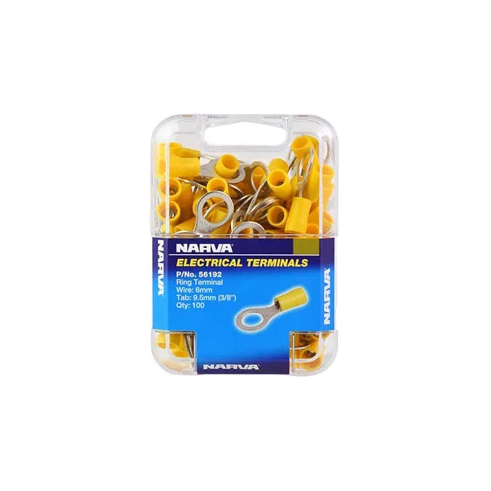 Terminal Eye 10 X 6mm Yellow Narva Pk 100_3429007_56192