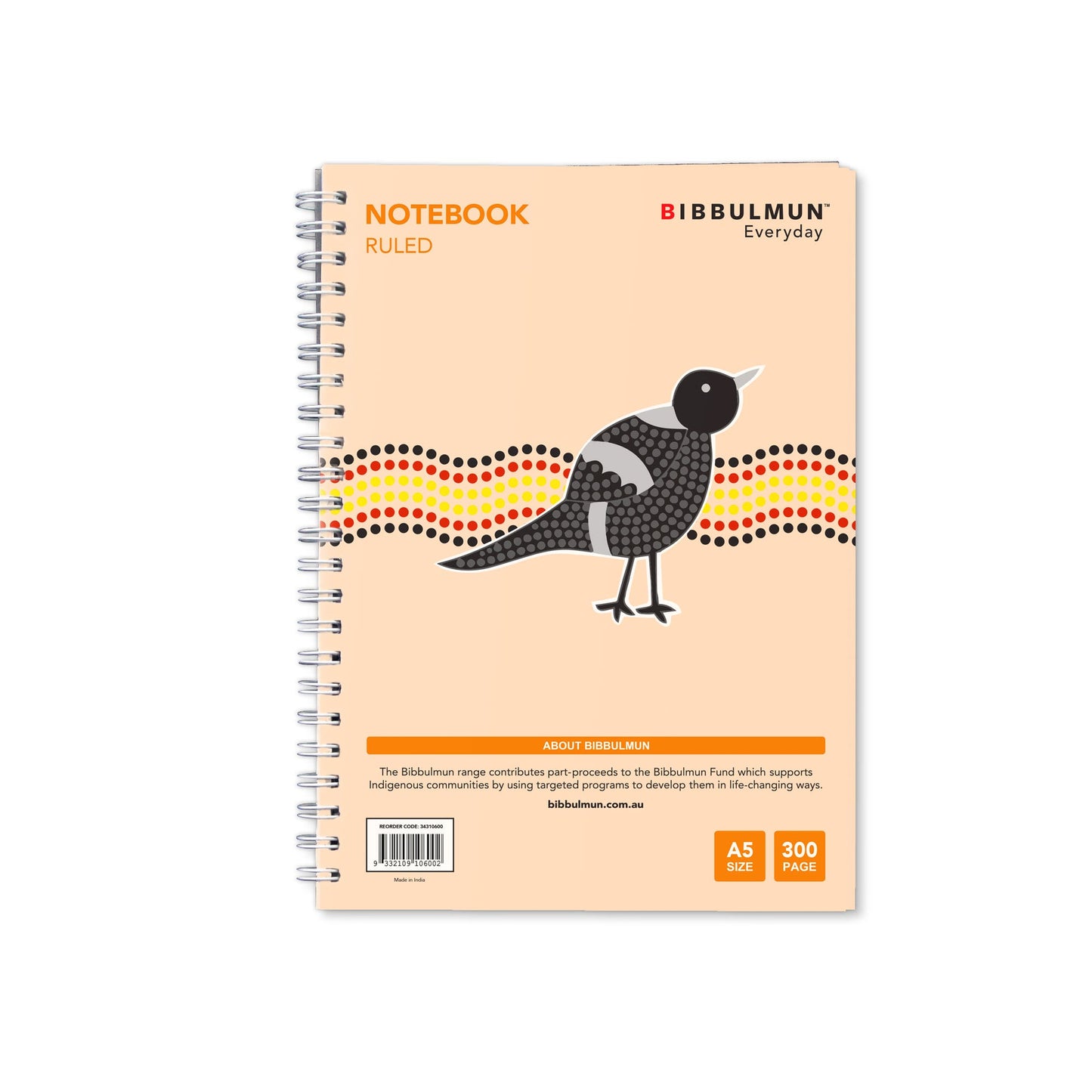 A5 Spiral Notebook Side Open 300 Pages 34310600 NPL-34310600