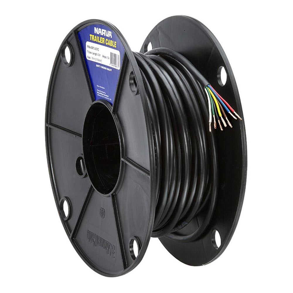 Cable Trailer 7 Core Black 3mm 3444004 5873-30TC