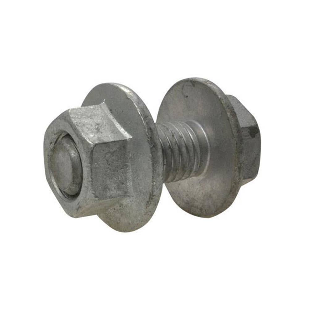 Bolt + Nut Purlin Flange Head Class 8.8 Zinc Plated 12 x 30mm 34460001 KBFHTZCM120030
