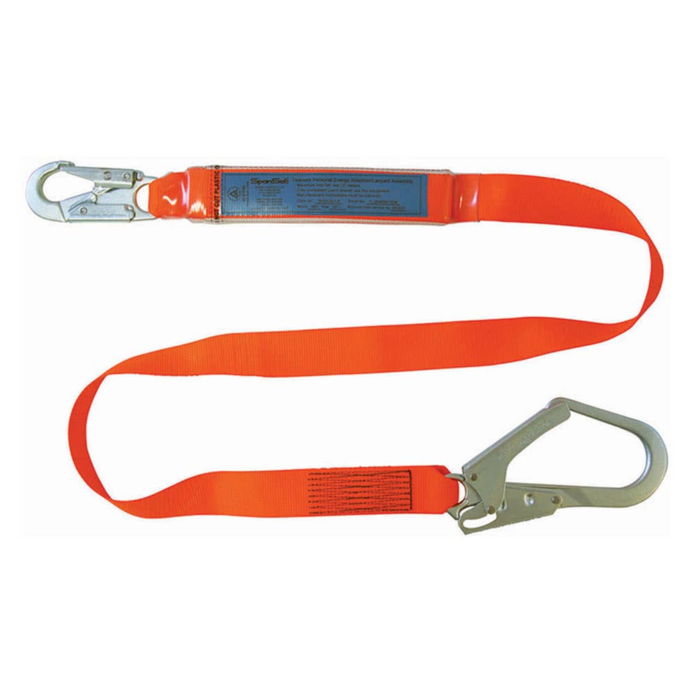 Lanyard 1.8m Single Leg Snap Hook + Double Action Scaffold Hook 3055 SCAFF 35000161 3055 SCAFF