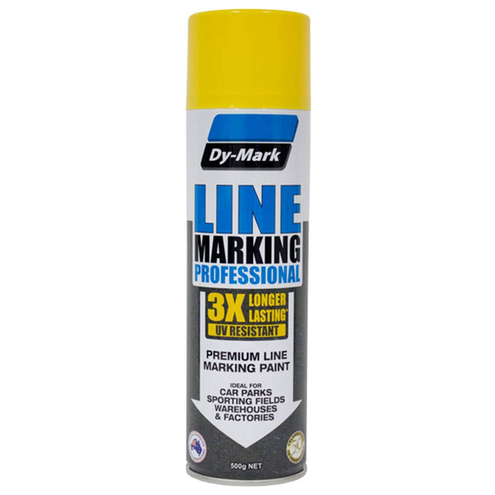 Line Marking Paint Professional Yellow 500g Aerosol 41025005 Dy-Mark 35000791 41025005
