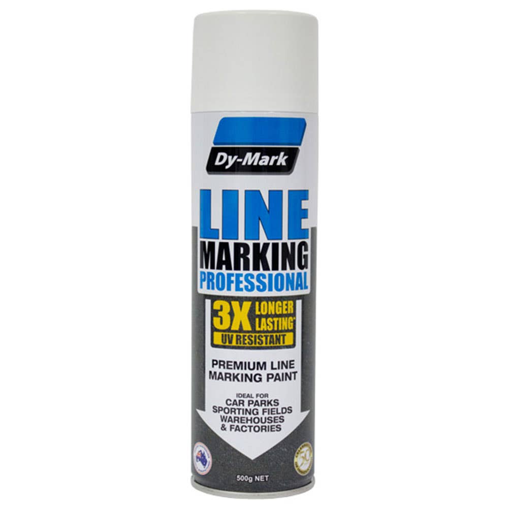 Line Marking Paint Professional White 500g Aerosol 41025011 Dy-Mark 35000792 41025011
