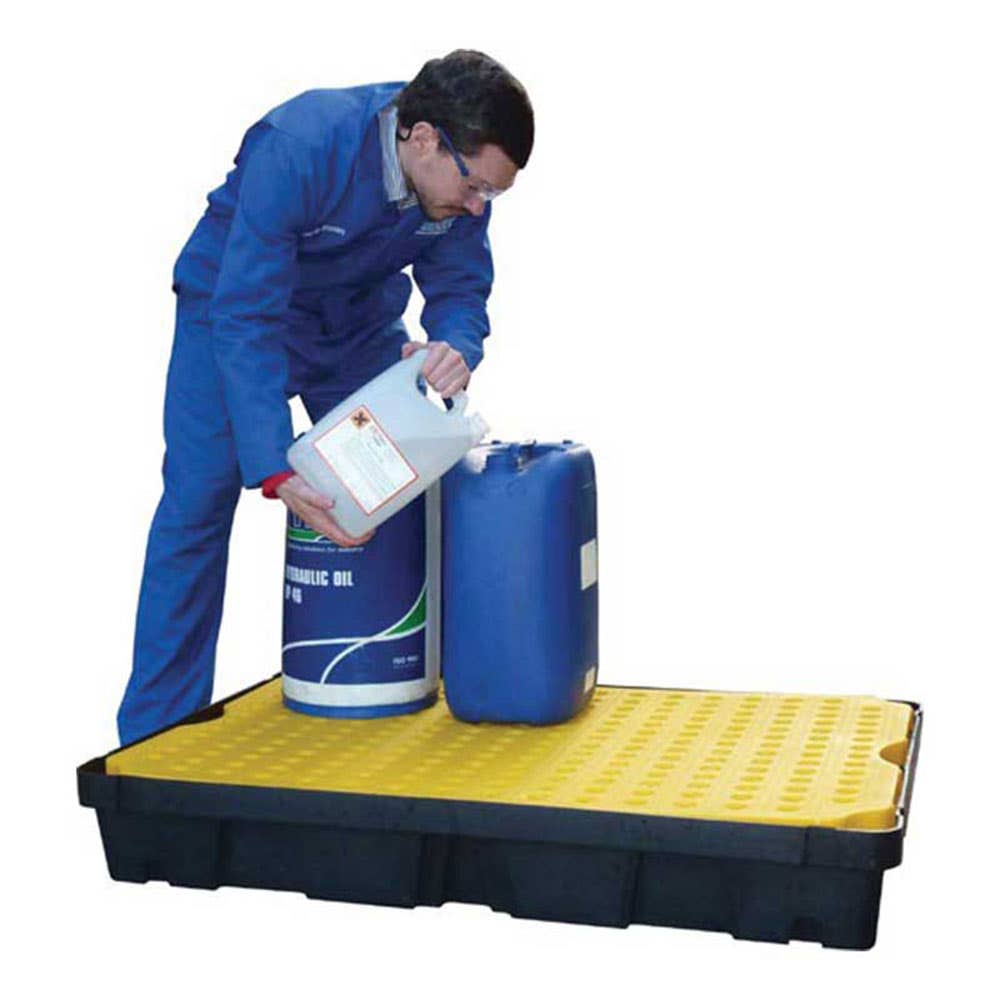 Tray Spill + Platform Yellow 100L Alemlube 35000815 ST1-100C