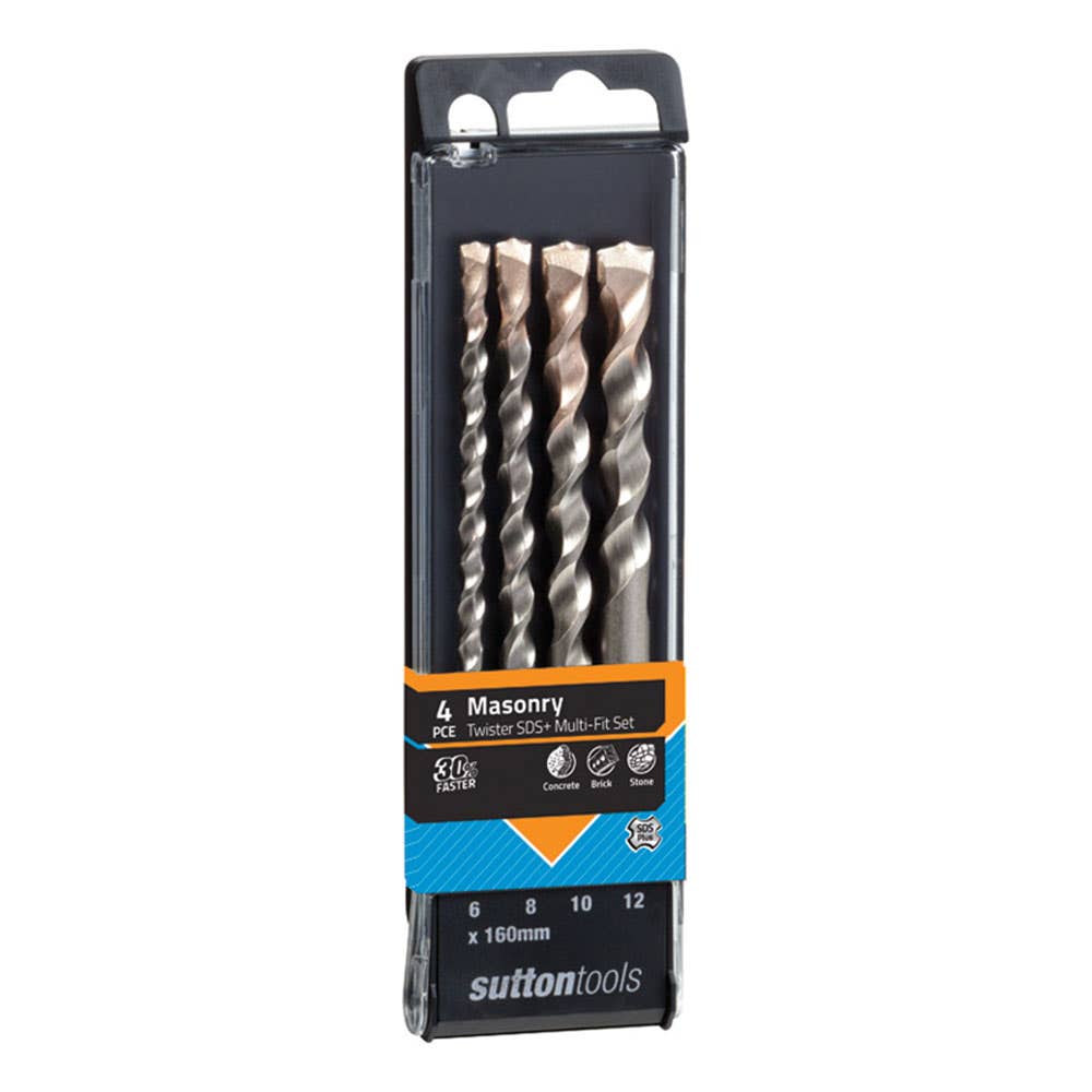 Drill Bit Set SDS Masonry Multifit Twister 4 Piece 35000830 D6130004