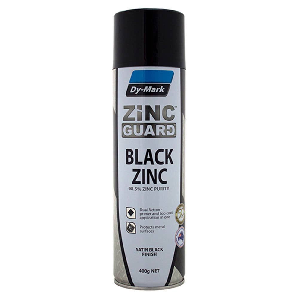 Zinc Guard&trade; Protective Top Coat Black Zinc Aerosol 400g 35000907 230732009