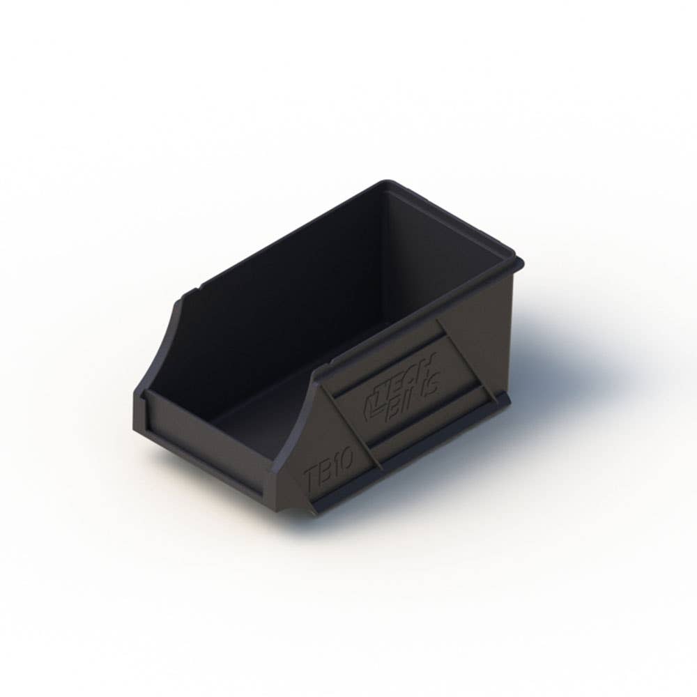 Bin Tech Parts Plastic 1L 177 x 100 x 85mm Black 35000914 APTB10REC
