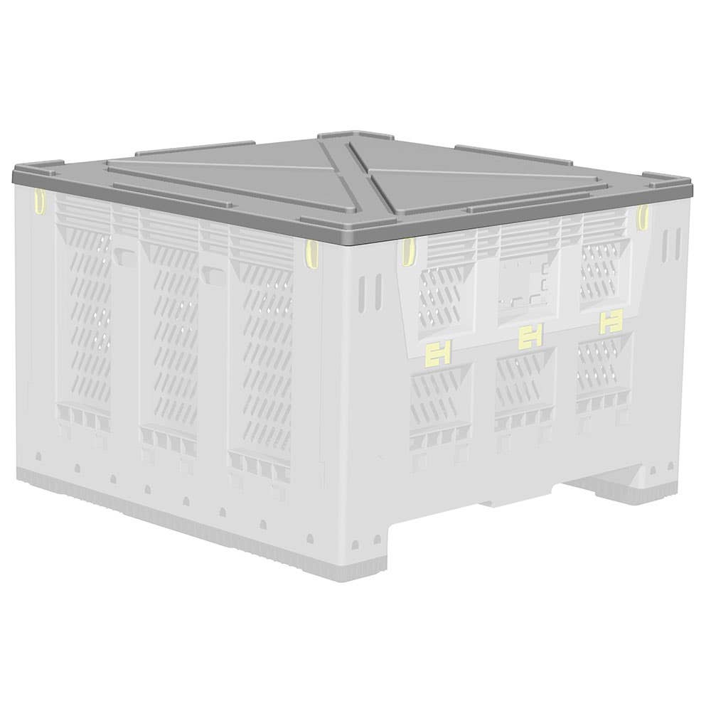 Lid Grey For 470L Heavy Duty Collapsible Bulk Bin 35000996 APBBLid