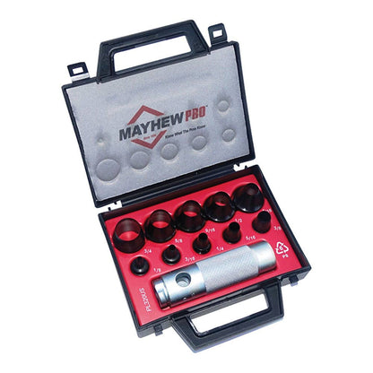 Punch Set Hollow 11 Piece 1/8'' - 3/4'' 203 x 267 x 45mm Mayhew 35001128 66008-MHW