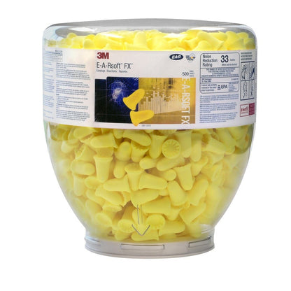 E-A-Rsoft&trade; FX&trade; Hi-Vis Uncorded Disposable Earplugs Refill Class 5 4 x 500 Pairs_35001312_7100088422