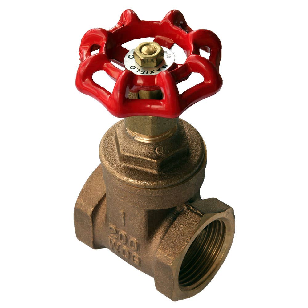 Gate Valve Brass Female 1 25mm 232psi AAP Industries 35060007 VBGTT25