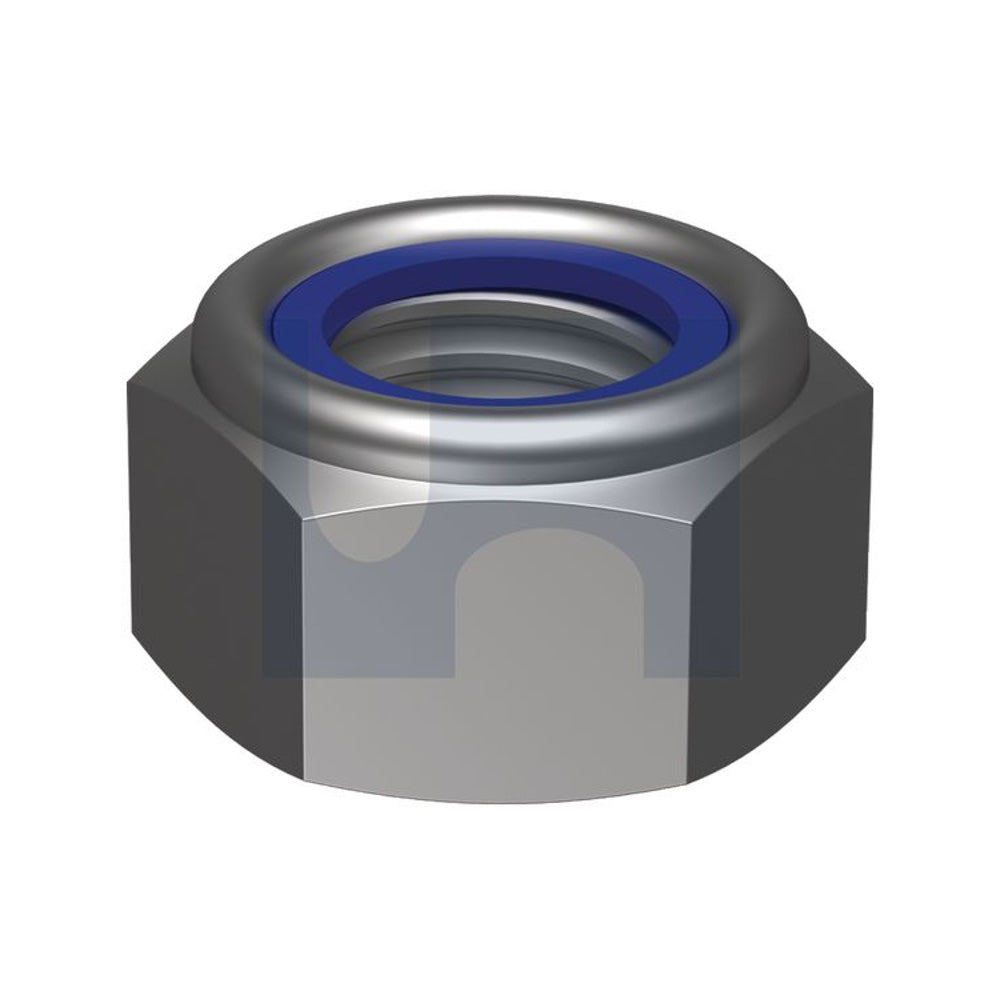 Nyloc Hex Nut ZP (Rohs Compliant) Din985/Cl 8 M12 - Pk 250_40093220_FSNN08ZCM12
