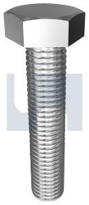 Screw Set Hex Head Mild Steel Zinc Plated BSW 1/4 X 2-1/2'' 79902003 S20WZ062502