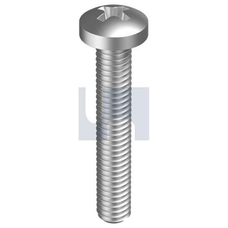 Screw Metal Thread Pan Phillips 316 Stainless Steel BSW 1/4 X 1'' 79902152 SPXW6061002