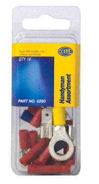 Terminal + Connector Kit 16 Piece Hella 95206373 8280