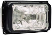Lamp Head Assembly Main Beam FF H7 12V 90mm + Position Lamp Hella 95208727 1030-12V