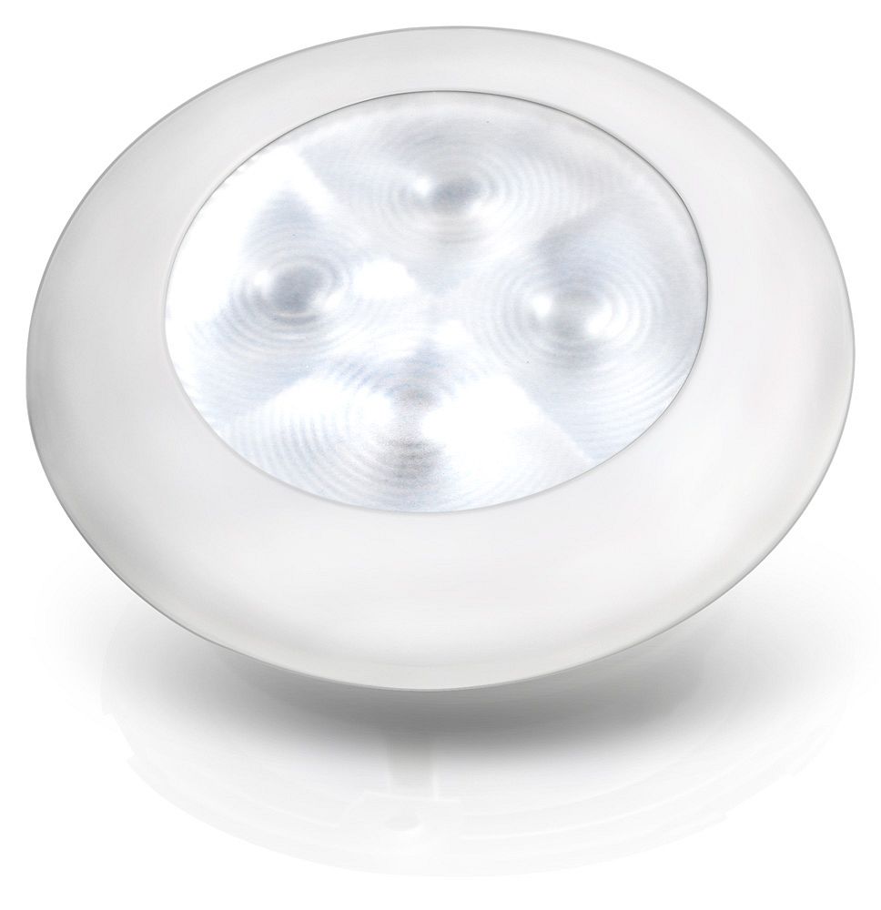 Lamp Courtesy Round LED SL 24V White White Rim Hella 95209364 2XT980501541