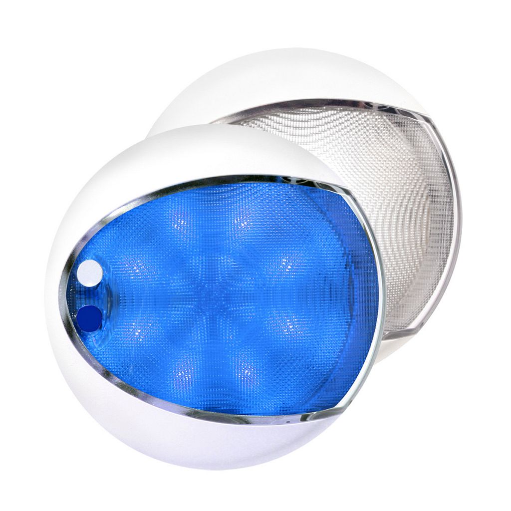 Lamp Interior EuroLED Touch White/Blue Light White Shroud 9-33V DC Hella 95208051 2JA959951121