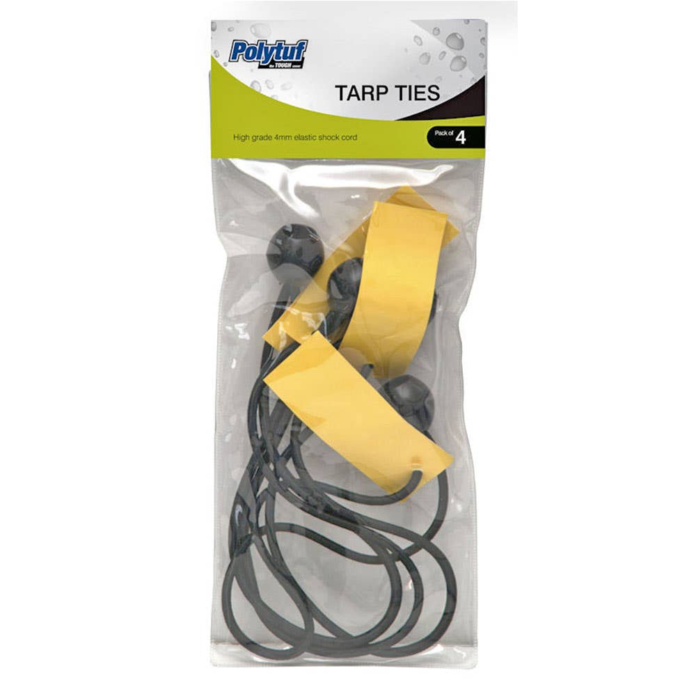 Tarpaulin Ties Elastic Ball Pk 4 EBT4 Polytuf 36000034 EBT4