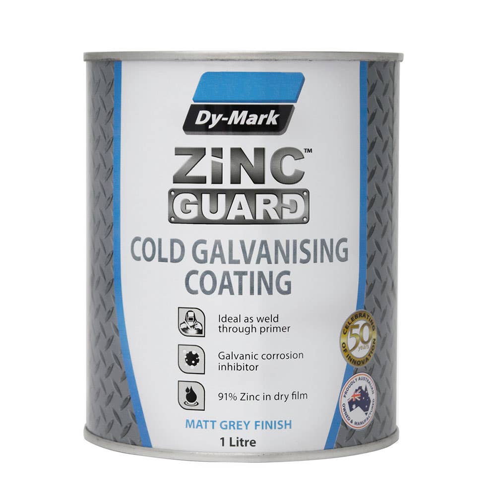 Protective Paint Zinc Guard Cold Galvanising Coating 1L Dy-Mark 36000112 230731100